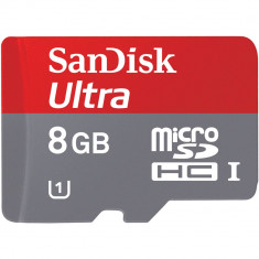 Card de Memorie Micro SD Sandisk 8GB Clasa 10 Verificare Colet foto