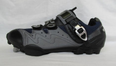 Pantofi ciclism MTB marca CRANE, cu placute ,marime 45 EU (28 CM) foto