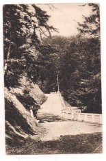 % carte postala (ilustrata)-BAILE OLANESTI-Catre Izvoare -Fotogravura foto