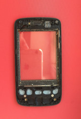 Carcasa rama fata touch screen geam digitizer HTC Mega Touch2 T3333 G4 Original foto