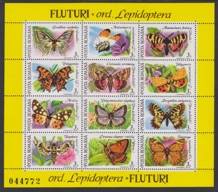 1991 - FLUTURI - BLOCURI - MNH