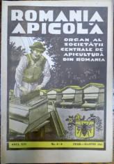 &amp;#039;&amp;#039;ROMANIA APICOLA&amp;#039;&amp;#039;, ORGAN AL SOCIETATII CENTRALE DE APICULTURA DIN ROMANIA, ANUL XVI, NR. 2-3, FEBRUARIE-MARTIE 1941 foto