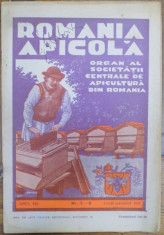 &amp;#039;&amp;#039;ROMANIA APICOLA&amp;#039;&amp;#039;, ORGAN AL SOCIETATII CENTRALE DE APICULTURA DIN ROMANIA, ANUL XII, NR. 7-8, IULIE-AUGUST 1937 foto
