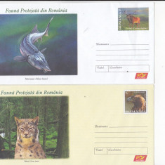 bnk fil Romania 4 intreguri postale Fauna protejata in Romania