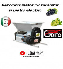 Desciorchinator cu zdrobitor Grifo cu motor DMC cuva vopsea emailata foto