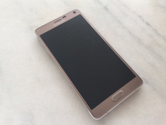 Samsung N910G Galaxy Note4 32GB 4G Gold stare IMPECABILA,necodat,original-1649r foto