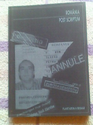 Romania-Post scriptum( bilingv romana-engleza)-Petre Iliesu foto
