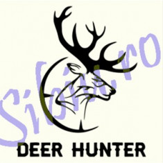 Deer Hunter_Tatuaje de Perete_Sticker Decor_Cod:WALL-702-Dim: 25 cm. x 21.2 cm. foto