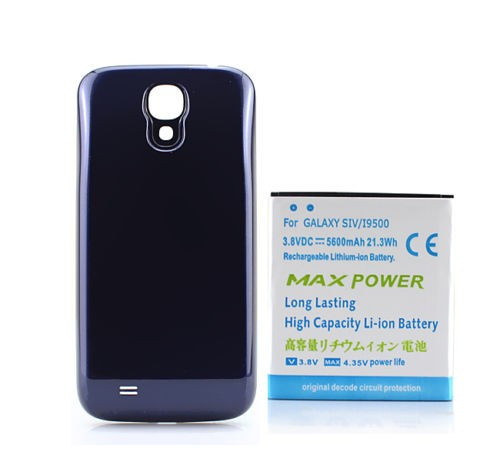 Baterie extinsa 5600 mah + capac Samsung Galaxy S4 i9500, Li-ion | Okazii.ro