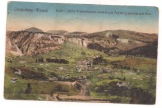 % carte postala -CAMPULUNG-MUSCEL-Rucar-Satul Dambovicioara drumul spre Pestera foto
