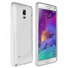 Husa silicon S LINE transparenta Samsung Galaxy Note 4