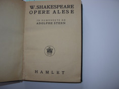 SHAKESPEARE. 3 CARTI IN COLEGAT : HAMLET, MACBETH, NEGUSTORUL DIN VENETIA * foto