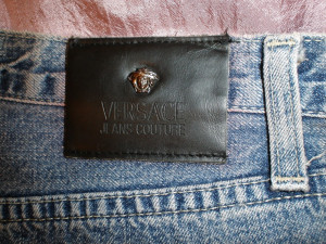 Blugi dama Versace Jeans Couture, 100% originali, 29, Lungi, Albastru |  Okazii.ro