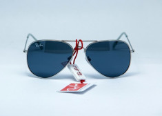 Ochelari Ray Ban Aviator Cadou!!(Saculet,Laveta)TRANSPORTUL GRATUIT foto