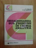 g2 Dezagregarea sub presiune in chimia analitica - Manoliu, Zugravescu