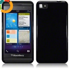 Husa de silicon TPU, BlackBerry Z10, Dev Alpha B, culoare neagra. foto