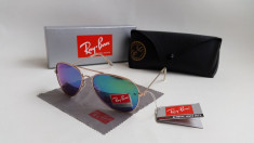 Ochelari De Soare UV400 RAY BAN Aviator RB3044 Toc+Laveta+Cutie cadou OSR-161 foto