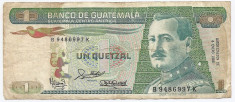 Guatemala 1 Quetzal 06.01.1988 (9486997) P-66 foto