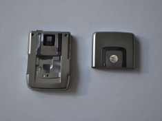 Carcasa Originala Motorola Z 10 2 Piese Swap - Argintie foto