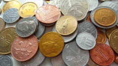 OFERTA - CALITATE!!! 105 Monede :diverse valori romanesti si straine foto