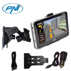 PNI sistem de navigatie portabil L800, 5 inch, 4GB, Radio FM foto