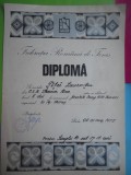 HOPCT DIPLOMA SPORTIVA NR 15 FEDERATIA ROMANA DE TENIS C.S. STEAUA BUC. 1975