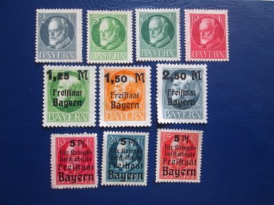 TIMBRE GERMANIA BAYERN foto