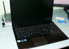 Laptop Asus K53SV, i7-2670QM, Video dedicat GT540M 1GB, 4GB RAM,60GB SSD Intel foto