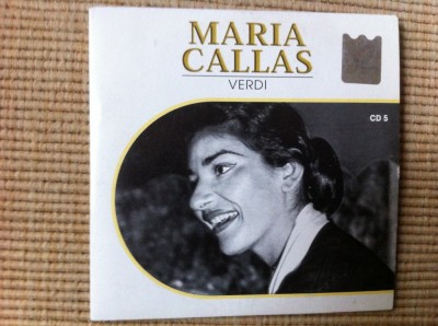 maria callas verdi cd disc vol. 5 muzica clasica opera made in germany 2002 foto