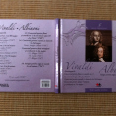 Antonio Vivaldi Tomaso Albinoni cd disc muzica clasica vol. 5 booklet texte info