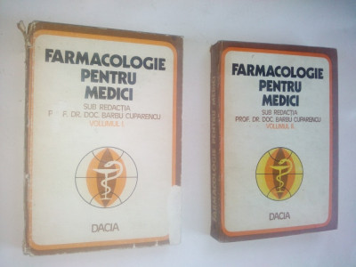 Farmacologie pentru medici &amp;ndash; ( vol. I si vol. II) &amp;ndash; 1978 foto