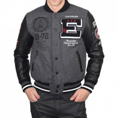 Geaca barbati Ecko Unlimited Varsity Wool Leather Jacket #1000000189414 - Marime: XS foto