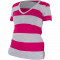 Tricou femei Nike SS V-Neck Tee Stripe #1000000151268 - Marime: XS