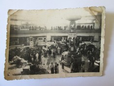 RARA! FOTO INTERIOR HALA UNIRII BUCURESTI ANII 20-30 foto