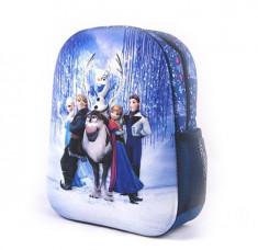 Ghiozdan de gradinita pentru copii Elsa din Frozen 3D cu licenta Disney foto