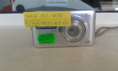 Sony DSC-W310/incarcator/husa/card 4GB/cablu date(LAG) foto