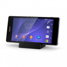 Dock negru magnetic incarcare Sony Xperia z z1 z2 z3 foto