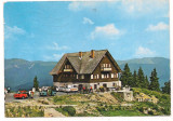 % carte postala (marca fixa)-SINAIA -Cabana Cota 1300, Circulata, Printata