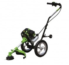 Motocoasa Zipper ZI-MOS 125 cu fir si disc mobil cu roti NOU foto