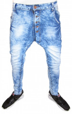 (NOU) BLUGI CONICI CU TUR LASAT - (MARIMI: 29 30 31 32 33 34 36) - ACID WASH 1 foto