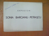 Sonia Barcianu - Petrascu catalog expozitie pictura 1969 Bucuresti Victoriei