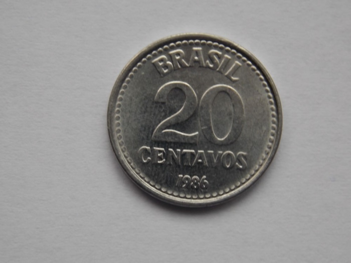 20 CENTAVOS 1986 BRAZILIA