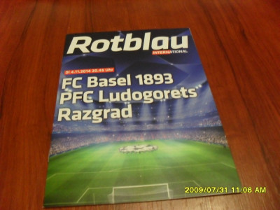 program FC Basel - Ludogorets Razgrad foto