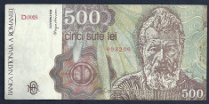 ROMANIA 500 LEI 1991 Aprilie [9] VF foto