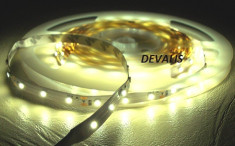 Banda led 60 smd /ml 3528, 300 SMD PE ROLA alb cald - Non Waterproof 38 LEI ROLA foto