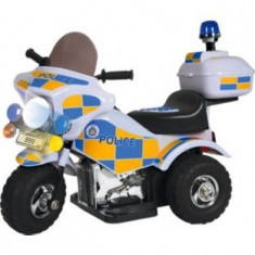 Motocicleta de politie electrica cu baterie 6v - chad valley foto