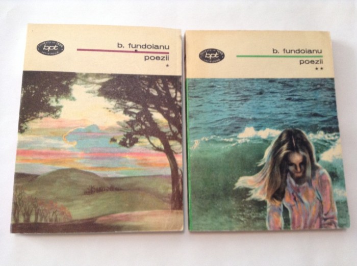 B. FUNDOIANU - POEZII,2 VOL,RF7/1