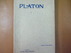 Platon Apologia Euthyphron Kriton Cezar Papacostea 1930 foto