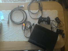 PlayStation 3 SuperSlim 300 GB + Charger + 3jocuri foto