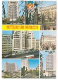 % carte postala (ilustrata)-BUCURESTI -Hoteluri